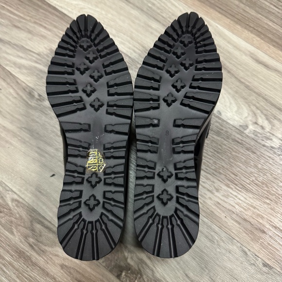 Jeffrey Campbell SUIT-ME Platform Loafer Shoe Black Size 8 - Picture 8 of 10